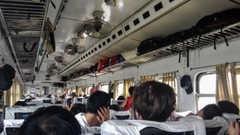 Onboard SE8 from Ninh Binh to hanoi